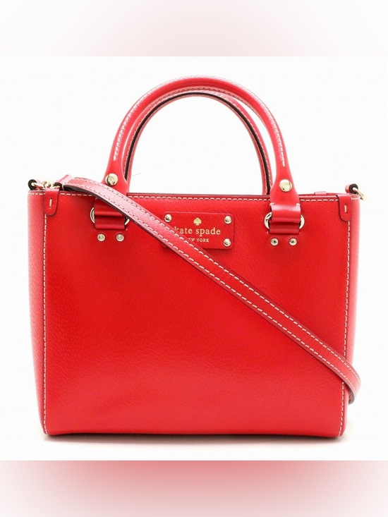 kate spade Handbags - Kate Spade New York Red Leather Top-Handle Satchel Bag or Crossbody Bag